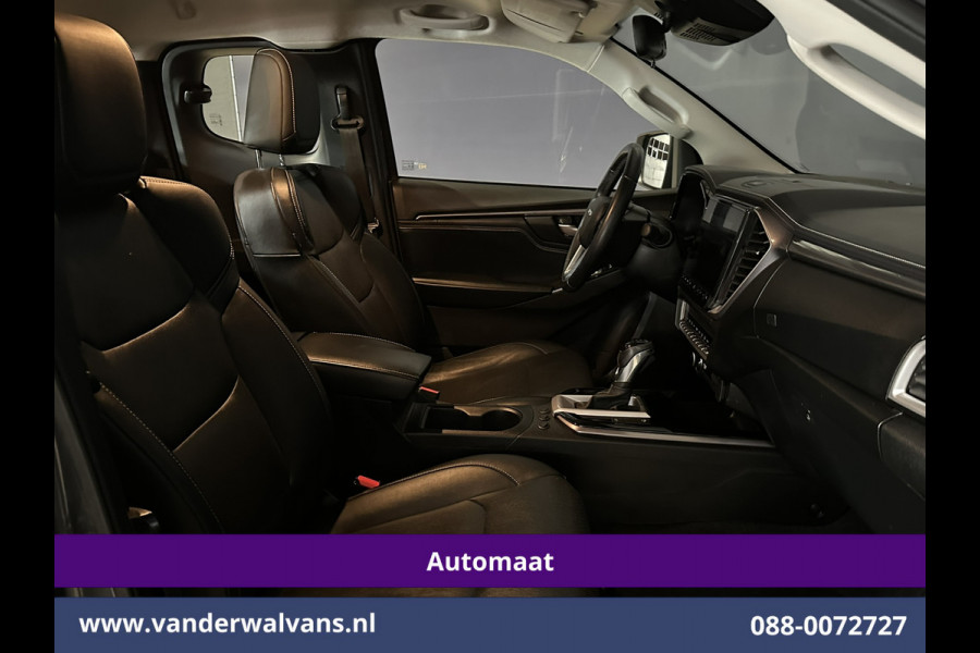 Isuzu D-max 1.9 Extended 164pk Automaat 3500kg Trekhaak Euro6 Airco | Camera | Sidebars | Leer | Apple Carplay Lichtmetalen Velgen, Adaptive Cruisecontrol, Android Auto, Parkeersensoren, stoelverwarming