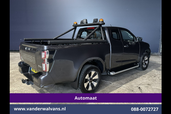 Isuzu D-max 1.9 Extended 164pk Automaat 3500kg Trekhaak Euro6 Airco | Camera | Sidebars | Leer | Apple Carplay Lichtmetalen Velgen, Adaptive Cruisecontrol, Android Auto, Parkeersensoren, stoelverwarming