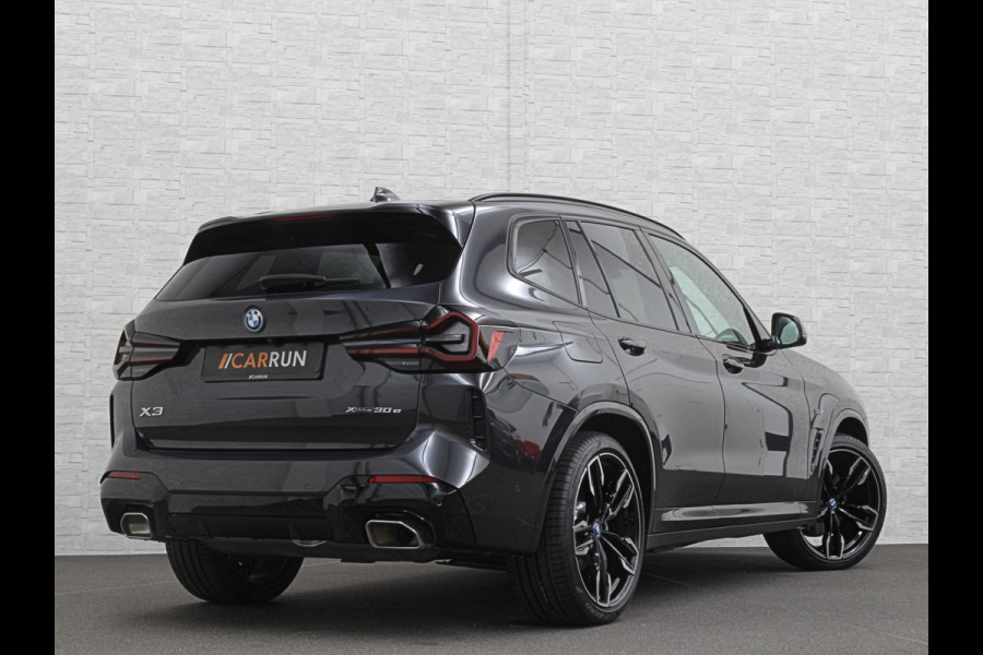 BMW X3 30e Hybrid 292pk M-Sport | Panodak | 97% SOH | Vol Leder | TH 2000kg | Live Cockpit Profesional | Alarm | Camera | Navi Profesional | Active Guard | Carplay.