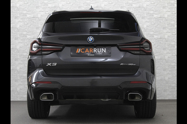 BMW X3 30e Hybrid 292pk M-Sport | Panodak | 97% SOH | Vol Leder | TH 2000kg | Live Cockpit Profesional | Alarm | Camera | Navi Profesional | Active Guard | Carplay.