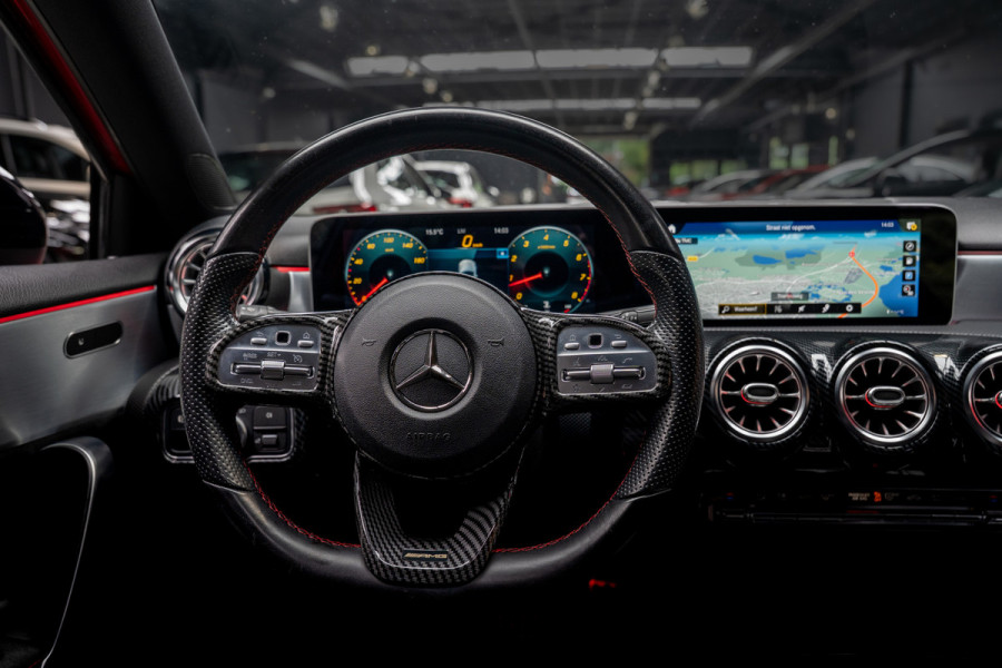 Mercedes-Benz A-Klasse 250 AMG Pano Carbon Leder Widescreen Navi Camera Climate Ambient Cruise PTS LM velgen