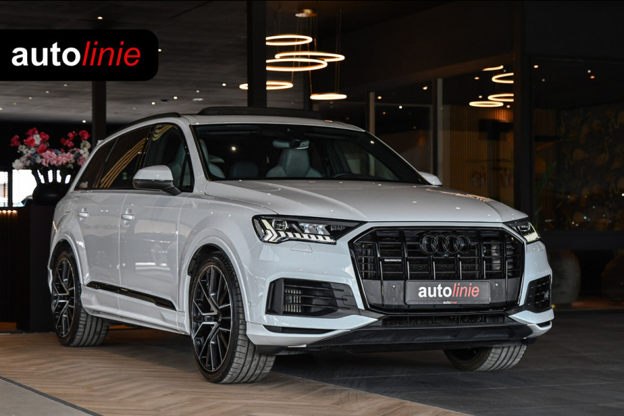 Audi Q7 55 TFSI e quattro S-Line, RS Stoelen, Pano, Luchtvering, B&O, 22", Matrix!