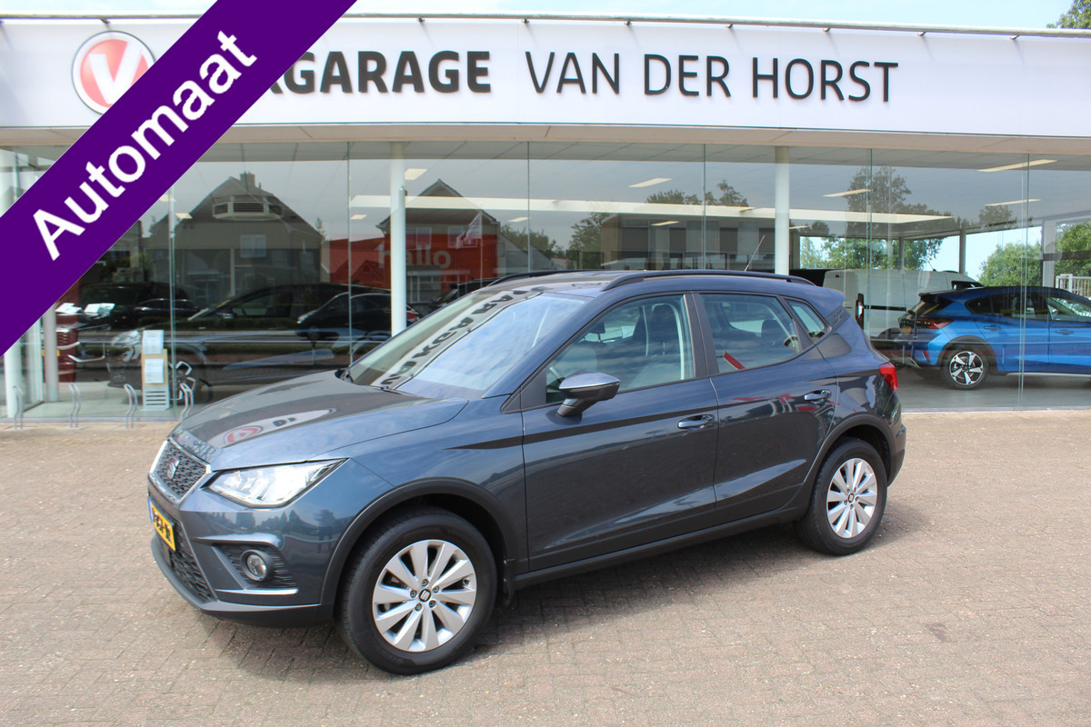 Seat Arona 1.0-115pk TSI Style Business Intense AUTOMAAT ! Gun u het comfort van een automaat ! Volautm. airco dual, stoelverwarming, cruise control, LM wielen, metallic lak