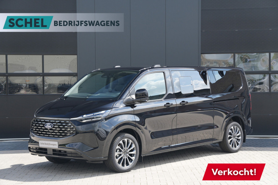Ford Tourneo Custom 340 2.5 PHEV L2H1 Titanium X 232pk | ACC | Pano | B&O | Elek. schuifdeuren | 360 camera | Elek-Trekhaak | Prijs excl. BTW