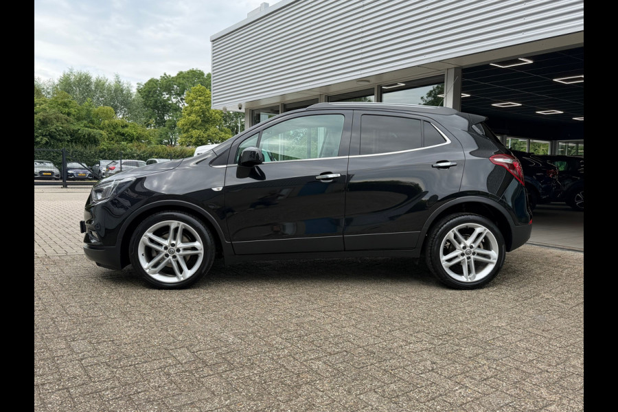 Opel Mokka X 1.4 Turbo Innovation 140 Pk | Navigatie | Voll Leder | Glazen schuif / Kantel dak | Clima | Cruise | trekhaak | 19".