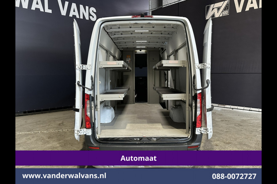 Mercedes-Benz Sprinter 311 CDI Automaat L3H2 *PostNL inrichting* Euro6 Airco | Camera | Schappen Doorloopdeur, 270 Gr. achterdeuren, Sidebars