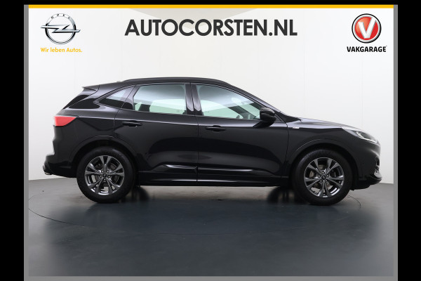 Ford Kuga 1.5T 150PK ST-Line Trekhaak Adap.Cruise Stoel+Stuur+Achterbank+Voorruitverwarming Elek.Achterklep Camera Apple Carplay/Android A Lmv 18" DAB Bluetooth Parkeerhulp Led Lane Assist Isofix Road Edge Detection WiFi 1.800KG Trekgewicht