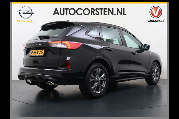 Ford Kuga 1.5T 150PK ST-Line Trekhaak Adap.Cruise Stoel+Stuur+Achterbank+Voorruitverwarming Elek.Achterklep Camera Apple Carplay/Android A Lmv 18" DAB Bluetooth Parkeerhulp Led Lane Assist Isofix Road Edge Detection WiFi 1.800KG Trekgewicht