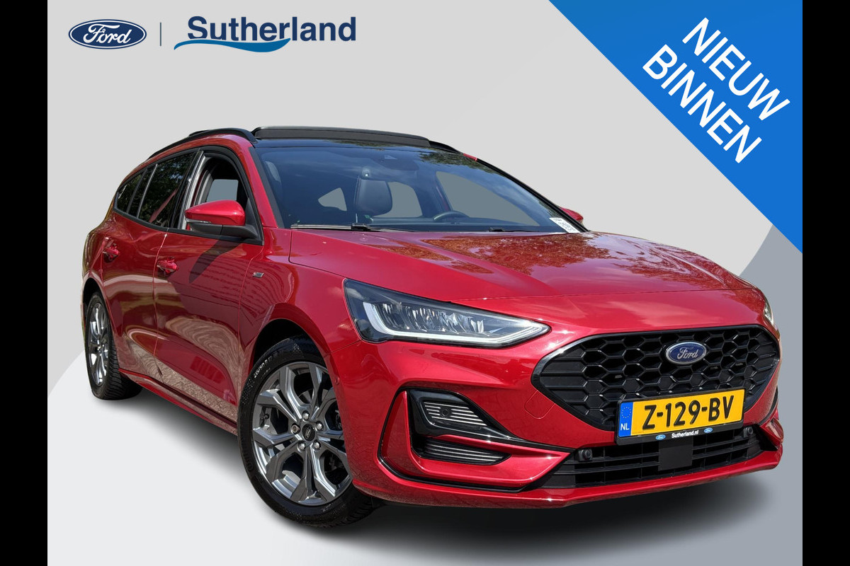 Ford FOCUS Wagon 1.0 EcoBoost Hybrid ST Line X 155pk | Vol leder | Panoramadak | | Adaptive cruise control | Winter Pack | All season banden | Camera