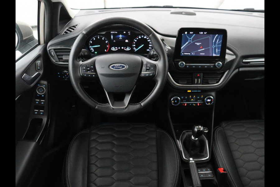 Ford Fiesta 1.0 EcoBoost Vignale | Panoramadak | Carplay | Lederen bekleding | Camera | Adaptive Cruise | Navigatie | Stoel & stuurverwarming | LM | B&O Geluidsinstallatie | DAB | 56.600km NAP