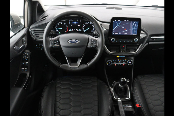Ford Fiesta 1.0 EcoBoost Vignale | Panoramadak | Carplay | Lederen bekleding | Camera | Adaptive Cruise | Navigatie | Stoel & stuurverwarming | LM | B&O Geluidsinstallatie | DAB | 56.600km NAP