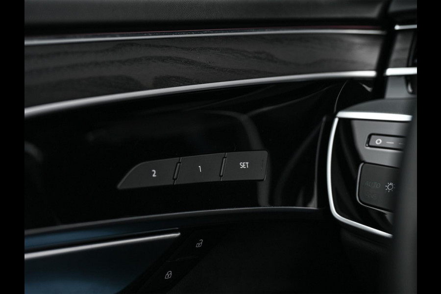 Audi A8 55 TFSI quattro Pro Line Plus | LUCHTVERING | STANDKACHEL | VIRTUAL COCKPIT | LUCHTVERING | ADAPTIVE CRUISE | STOELVERWARMING EN -VENTILATIE | MASSAGE | 360 CAMERA | PANORAMADAK | LED | STUURVERWARMING | HEAD-UP | AMBIANCE INTERIEUR | SOFT-CLOSE |