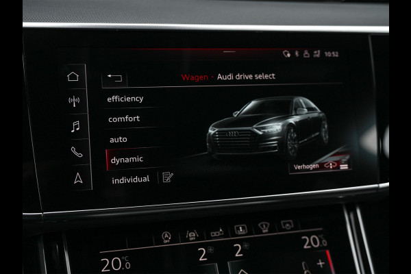 Audi A8 55 TFSI quattro Pro Line Plus | LUCHTVERING | STANDKACHEL | VIRTUAL COCKPIT | LUCHTVERING | ADAPTIVE CRUISE | STOELVERWARMING EN -VENTILATIE | MASSAGE | 360 CAMERA | PANORAMADAK | LED | STUURVERWARMING | HEAD-UP | AMBIANCE INTERIEUR | SOFT-CLOSE |