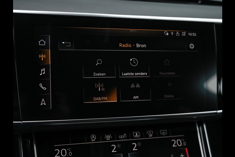 Audi A8 55 TFSI quattro Pro Line Plus | LUCHTVERING | STANDKACHEL | VIRTUAL COCKPIT | LUCHTVERING | ADAPTIVE CRUISE | STOELVERWARMING EN -VENTILATIE | MASSAGE | 360 CAMERA | PANORAMADAK | LED | STUURVERWARMING | HEAD-UP | AMBIANCE INTERIEUR | SOFT-CLOSE |