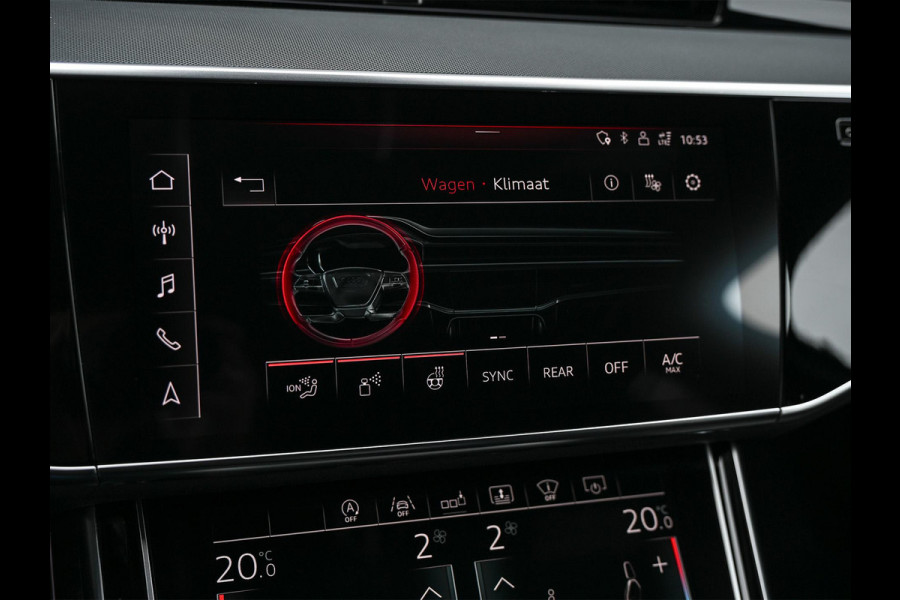 Audi A8 55 TFSI quattro Pro Line Plus | LUCHTVERING | STANDKACHEL | VIRTUAL COCKPIT | LUCHTVERING | ADAPTIVE CRUISE | STOELVERWARMING EN -VENTILATIE | MASSAGE | 360 CAMERA | PANORAMADAK | LED | STUURVERWARMING | HEAD-UP | AMBIANCE INTERIEUR | SOFT-CLOSE |