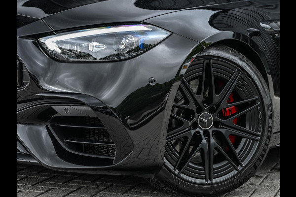 Mercedes-Benz C-Klasse AMG 63 S E Performance | Achterasbesturing | Panoramadak | 360 Camera | Burmester | Memory seats | Carbon inleg | Ambiance interieur |