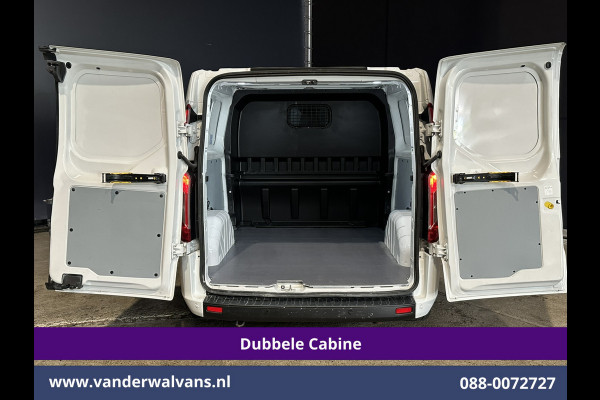 Ford Transit Custom 2.0 TDCI 170pk L2H1 Dubbele Cabine Euro6 Airco | 5-zits | Camera | Xenon | Navigatie | Cruisecontrol Android Auto, Parkeersensoren, Stoelverwarming, Verwarmde Voorruit, 2800kg trekvermogen