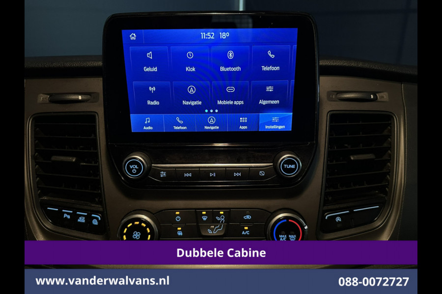 Ford Transit Custom 2.0 TDCI 170pk L2H1 Dubbele Cabine Euro6 Airco | 5-zits | Camera | Xenon | Navigatie | Cruisecontrol Android Auto, Parkeersensoren, Stoelverwarming, Verwarmde Voorruit, 2800kg trekvermogen