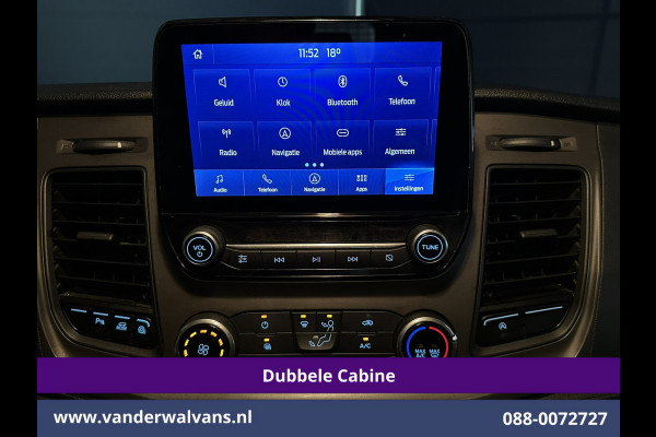 Ford Transit Custom 2.0 TDCI 170pk L2H1 Dubbele Cabine Euro6 Airco | 5-zits | Camera | Xenon | Navigatie | Cruisecontrol Android Auto, Parkeersensoren, Stoelverwarming, Verwarmde Voorruit, 2800kg trekvermogen