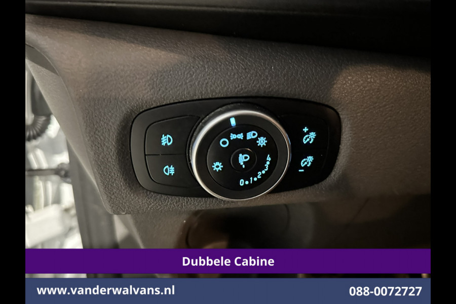 Ford Transit Custom 2.0 TDCI 170pk L2H1 Dubbele Cabine Euro6 Airco | 5-zits | Camera | Xenon | Navigatie | Cruisecontrol Android Auto, Parkeersensoren, Stoelverwarming, Verwarmde Voorruit, 2800kg trekvermogen