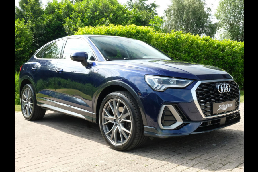 Audi Q3 Sportback 45 TFSI e S Line 245 PK | S-line | Elektrische Klep | Lederen bekleding | Audi Sporten Velgen |  Stoelverwarming | Camera | LED | DAB | Virtual Cockpit |