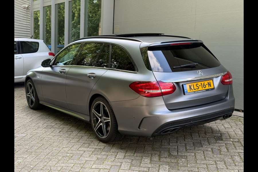 Mercedes-Benz C-Klasse Estate 43 AMG 4MATIC l Pano l Matgrijs l Headup l Memory&Koeling l 360 Camera l Burmester l Trekhaak l