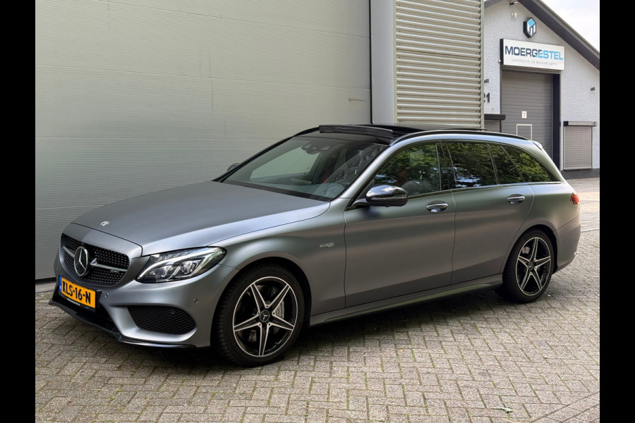 Mercedes-Benz C-Klasse Estate 43 AMG 4MATIC l Pano l Matgrijs l Headup l Memory&Koeling l 360 Camera l Burmester l Trekhaak l