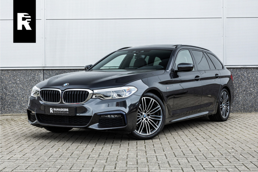 BMW 5 Serie Touring 520i High Executive M-Sport Leder dashboard / Pano / Individual / Camera / 19inch