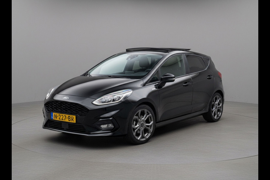 Ford Fiesta 1.0 EcoBoost 125 pk Hybrid ST-Line X, glazen panoramadak, stoelverwarming, vele opties, 1 e eigenaar, NL auto met nap