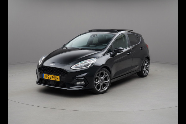Ford Fiesta 1.0 EcoBoost 125 pk Hybrid ST-Line X, glazen panoramadak, stoelverwarming, vele opties, 1 e eigenaar, NL auto met nap