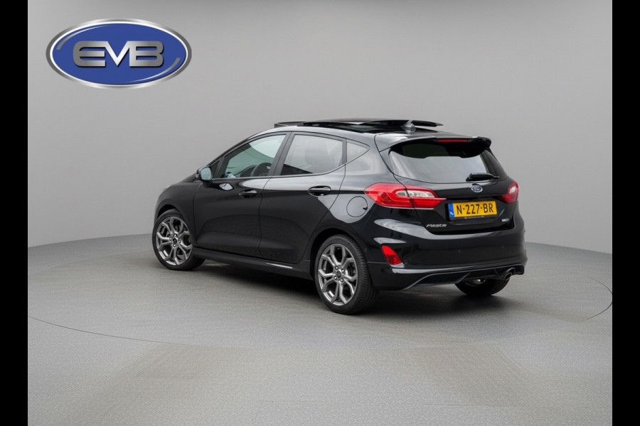 Ford Fiesta 1.0 EcoBoost 125 pk Hybrid ST-Line X, glazen panoramadak, stoelverwarming, vele opties, 1 e eigenaar, NL auto met nap