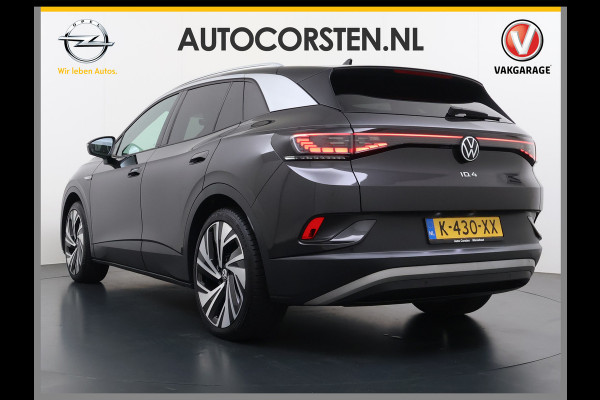 Volkswagen ID.4 Max 82kWh SOH 93% Warmtepomp Panoramdak Ergo Active+Memory Head-Up Display 360°Camera Stoel+Stuurverwarming Navi Ecc Pdc Apple Carplay/Android Auto Lmv 21" Keyless advanced display Matrix led Dodehoek detector Dealeronderhouden 1e Eigenaar Origineel Nederlandse Auto