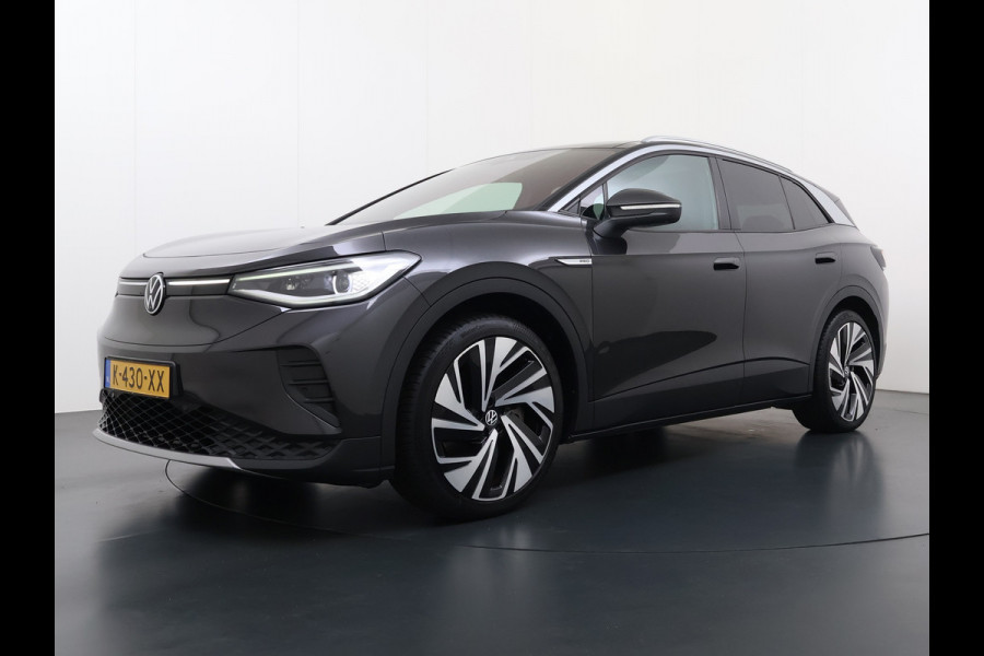 Volkswagen ID.4 Max 82kWh SOH 93% Warmtepomp Panoramdak Ergo Active+Memory Head-Up Display 360°Camera Stoel+Stuurverwarming Navi Ecc Pdc Apple Carplay/Android Auto Lmv 21" Keyless advanced display Matrix led Dodehoek detector Dealeronderhouden 1e Eigenaar Origineel Nederlandse Auto