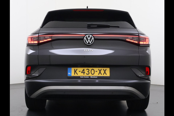 Volkswagen ID.4 Max 82kWh SOH 93% Warmtepomp Panoramdak Ergo Active+Memory Head-Up Display 360°Camera Stoel+Stuurverwarming Navi Ecc Pdc Apple Carplay/Android Auto Lmv 21" Keyless advanced display Matrix led Dodehoek detector Dealeronderhouden 1e Eigenaar Origineel Nederlandse Auto