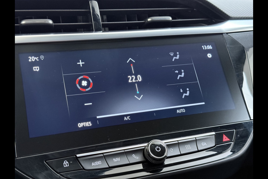 Opel CORSA-E Autom. Elegance 50kWh Stuur+Stoelverwarming 360°Camera Apple Carplay Android Auto Ecc Navi Pdc Keyless Regen-Lichtsensor Lane Assist Privacy Glas Lmv Bluetooth Isofix DAB Dealeronderhouden Origineel Nederlandse Auto