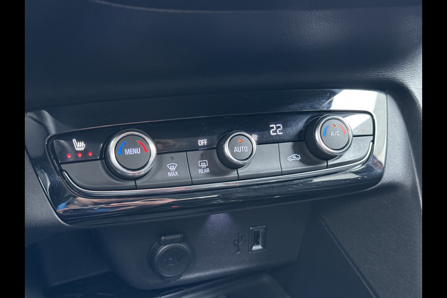 Opel CORSA-E Autom. Elegance 50kWh Stuur+Stoelverwarming 360°Camera Apple Carplay Android Auto Ecc Navi Pdc Keyless Regen-Lichtsensor Lane Assist Privacy Glas Lmv Bluetooth Isofix DAB Dealeronderhouden Origineel Nederlandse Auto