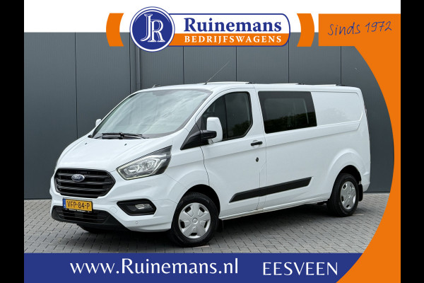 Ford Transit Custom 2.0 TDCI / L2H1 / DUBBELE CABINE / 1e EIG. / INRICHTING / TREKHAAK / CAMERA / 6-PERS.