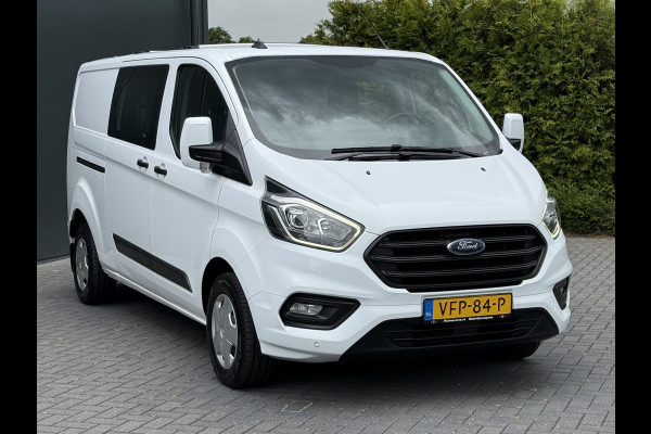 Ford Transit Custom 2.0 TDCI / L2H1 / DUBBELE CABINE / 1e EIG. / INRICHTING / TREKHAAK / CAMERA / 6-PERS.