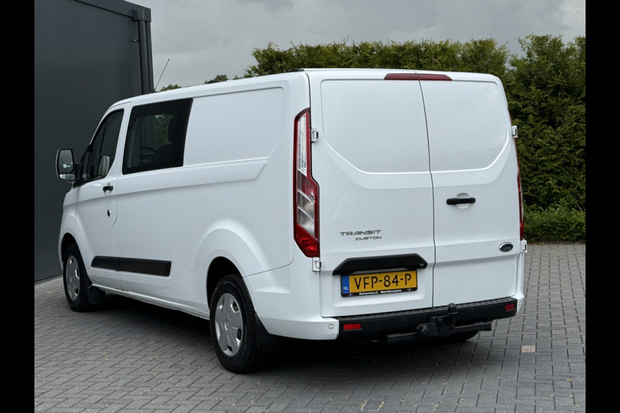 Ford Transit Custom 2.0 TDCI / L2H1 / DUBBELE CABINE / 1e EIG. / INRICHTING / TREKHAAK / CAMERA / 6-PERS.