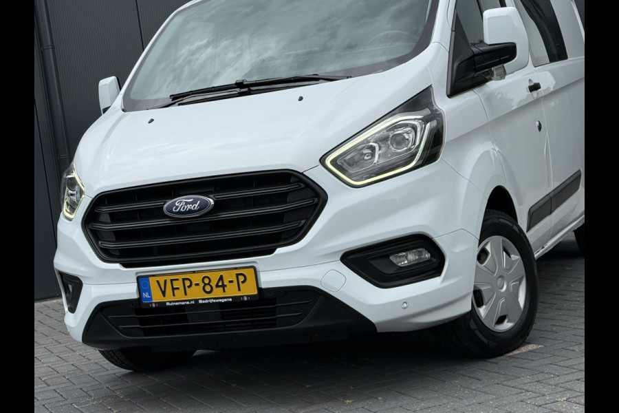 Ford Transit Custom 2.0 TDCI / L2H1 / DUBBELE CABINE / 1e EIG. / INRICHTING / TREKHAAK / CAMERA / 6-PERS.