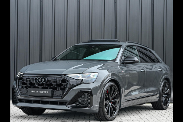 Audi Q8 60 TFSI e quattro Pro Line S Competition | B&O advanced | Audi exclusive | 5 jaar garantie | Panoramadak | massage stoelen | 4 wiel besturing | Alcantara hemel | Soft-close | Elektr. Trekhaak | Achteras besturing | Oled achterlichten