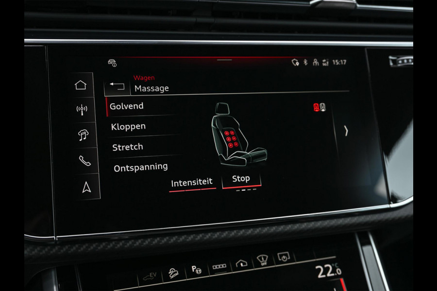 Audi Q8 60 TFSI e quattro Pro Line S Competition | B&O advanced | Audi exclusive | 5 jaar garantie | Panoramadak | massage stoelen | 4 wiel besturing | Alcantara hemel | Soft-close | Elektr. Trekhaak | Achteras besturing | Oled achterlichten