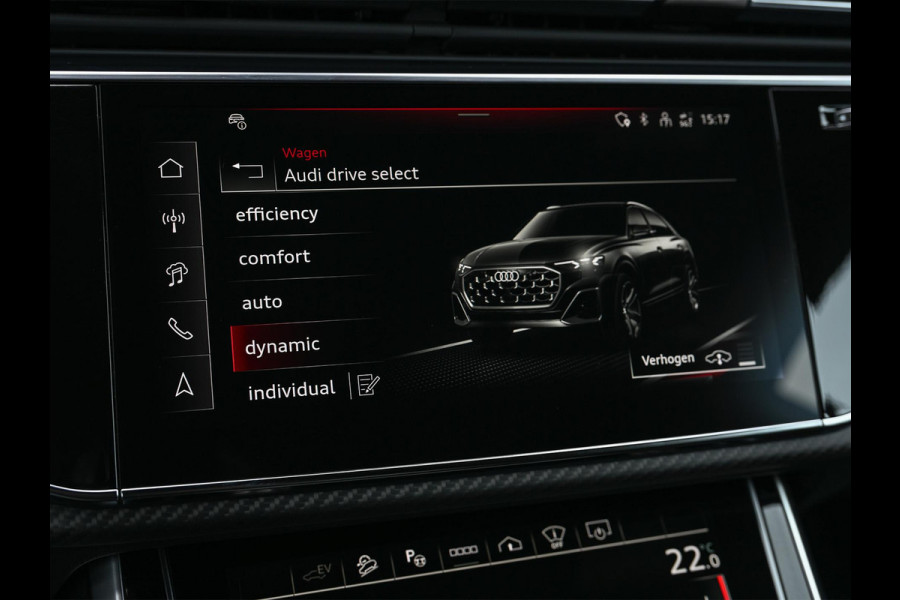 Audi Q8 60 TFSI e quattro Pro Line S Competition | B&O advanced | Audi exclusive | 5 jaar garantie | Panoramadak | massage stoelen | 4 wiel besturing | Alcantara hemel | Soft-close | Elektr. Trekhaak | Achteras besturing | Oled achterlichten