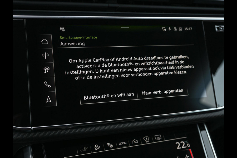 Audi Q8 60 TFSI e quattro Pro Line S Competition | B&O advanced | Audi exclusive | 5 jaar garantie | Panoramadak | massage stoelen | 4 wiel besturing | Alcantara hemel | Soft-close | Elektr. Trekhaak | Achteras besturing | Oled achterlichten