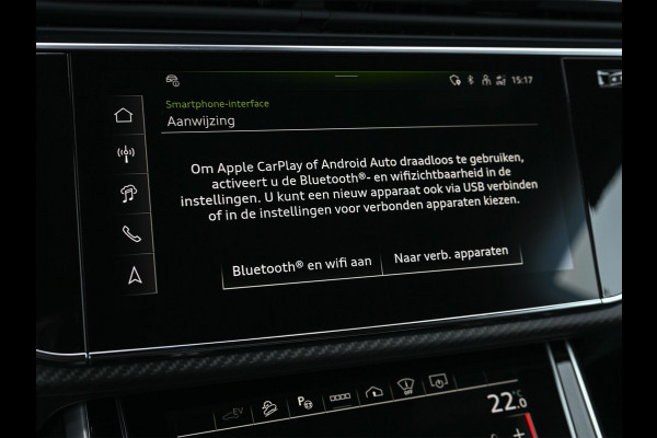 Audi Q8 60 TFSI e quattro Pro Line S Competition | B&O advanced | Audi exclusive | 5 jaar garantie | Panoramadak | massage stoelen | 4 wiel besturing | Alcantara hemel | Soft-close | Elektr. Trekhaak | Achteras besturing | Oled achterlichten