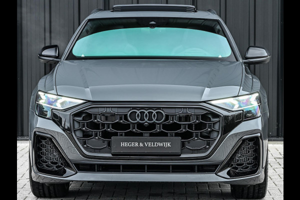Audi Q8 60 TFSI e quattro Pro Line S Competition | B&O advanced | Audi exclusive | 5 jaar garantie | Panoramadak | massage stoelen | 4 wiel besturing | Alcantara hemel | Soft-close | Elektr. Trekhaak | Achteras besturing | Oled achterlichten