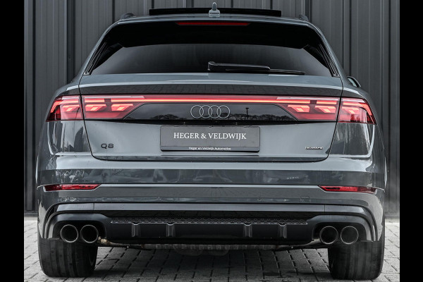 Audi Q8 60 TFSI e quattro Pro Line S Competition | B&O advanced | Audi exclusive | 5 jaar garantie | Panoramadak | massage stoelen | 4 wiel besturing | Alcantara hemel | Soft-close | Elektr. Trekhaak | Achteras besturing | Oled achterlichten