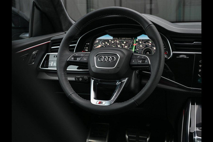 Audi Q8 60 TFSI e quattro Pro Line S Competition | B&O advanced | Audi exclusive | 5 jaar garantie | Panoramadak | massage stoelen | 4 wiel besturing | Alcantara hemel | Soft-close | Elektr. Trekhaak | Achteras besturing | Oled achterlichten