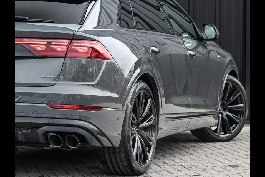 Audi Q8 60 TFSI e quattro Pro Line S Competition | B&O advanced | Audi exclusive | 5 jaar garantie | Panoramadak | massage stoelen | 4 wiel besturing | Alcantara hemel | Soft-close | Elektr. Trekhaak | Achteras besturing | Oled achterlichten