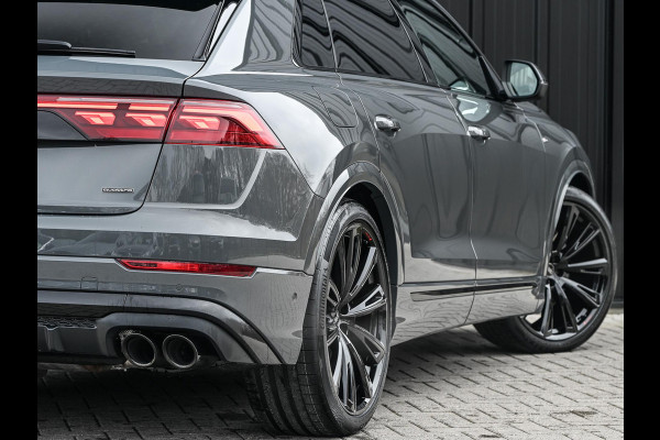 Audi Q8 60 TFSI e quattro Pro Line S Competition | B&O advanced | Audi exclusive | 5 jaar garantie | Panoramadak | massage stoelen | 4 wiel besturing | Alcantara hemel | Soft-close | Elektr. Trekhaak | Achteras besturing | Oled achterlichten